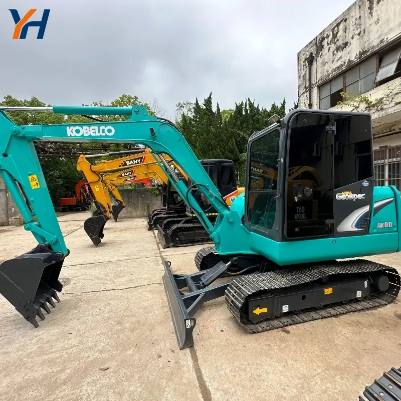 Used Kobelco 60 Hydraulic Crawler Excavator Good Condition Low Price For Sale