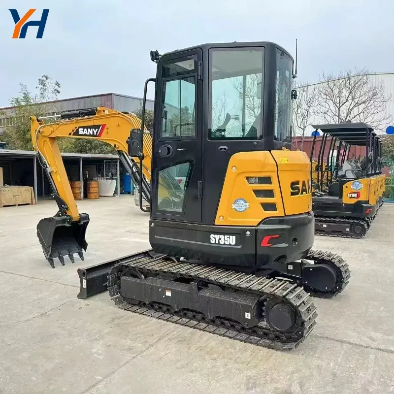 Used SANY 35U Mini Hydraulic Excavator Good Condition Low Price For Sale