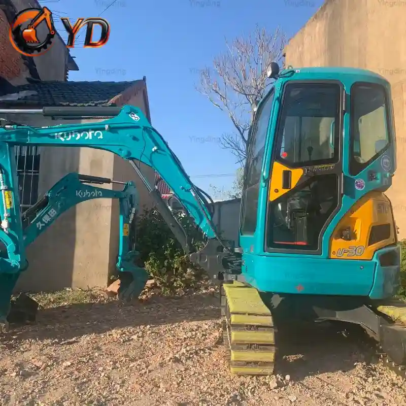 Competitive Price Used Kubota U30 Mini Excavator Good Condition Construction Machine for Sale