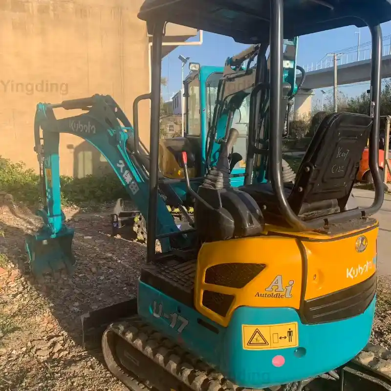 Powerful Original Used Kubota U17 Mini Excavator Good Performance Mining Equipment