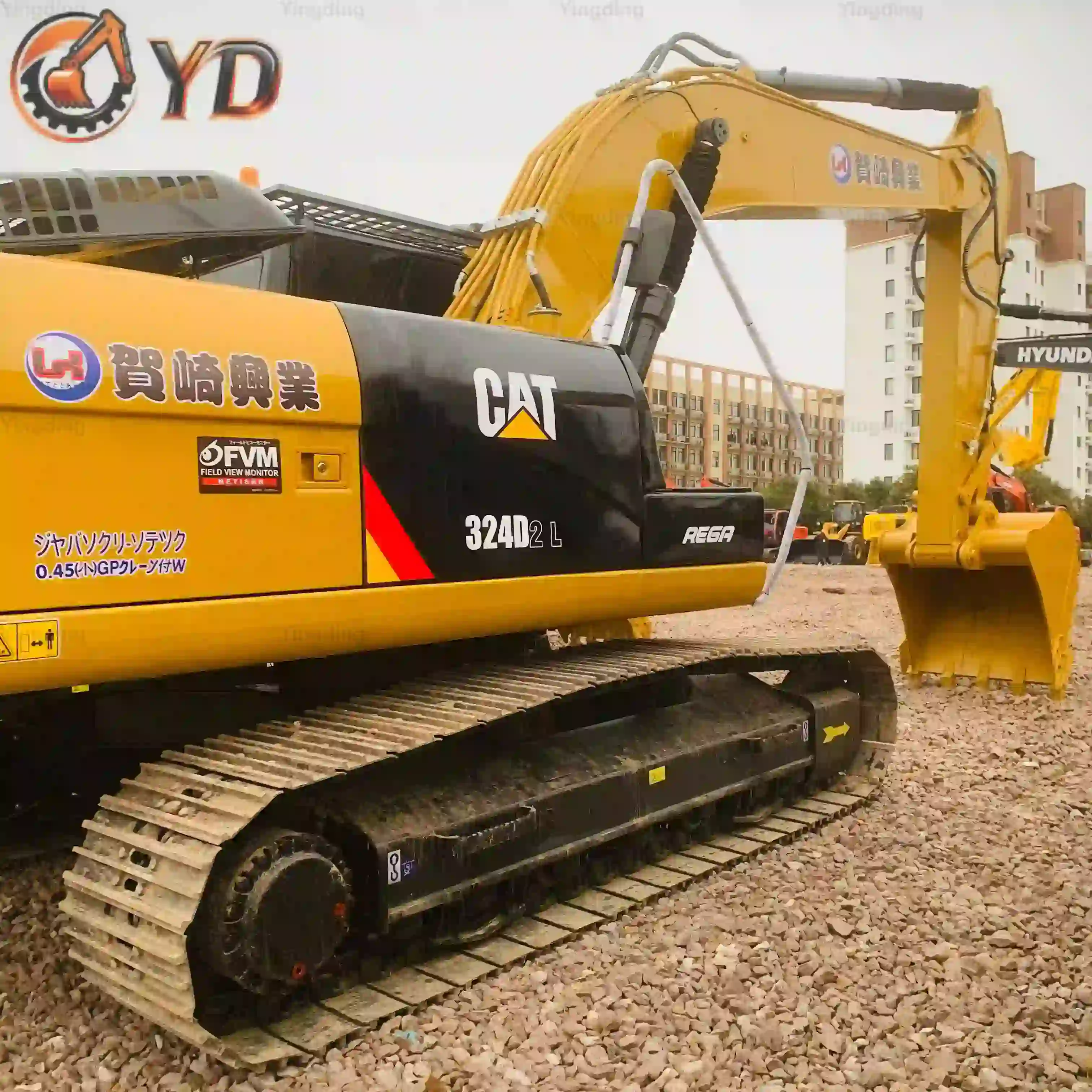 Durable Second-hand CAT 324D Large Excavator High Cost Performance Construction Equipment