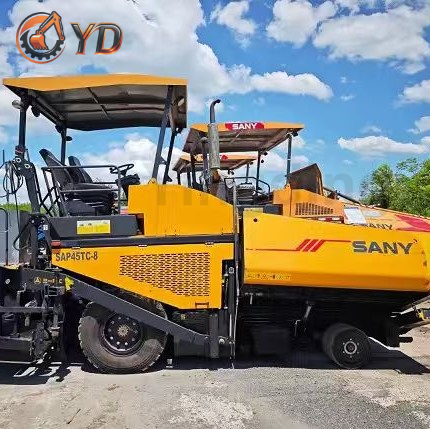 Good Condition Second-hand Sany SAP45TC-8 Paver Durable Road Construction Equipment Supplier