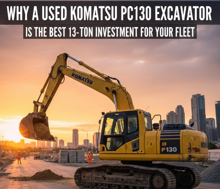 Why a Used Komatsu PC130 Excavator is the Best 13-Ton Investment for Your Fleet