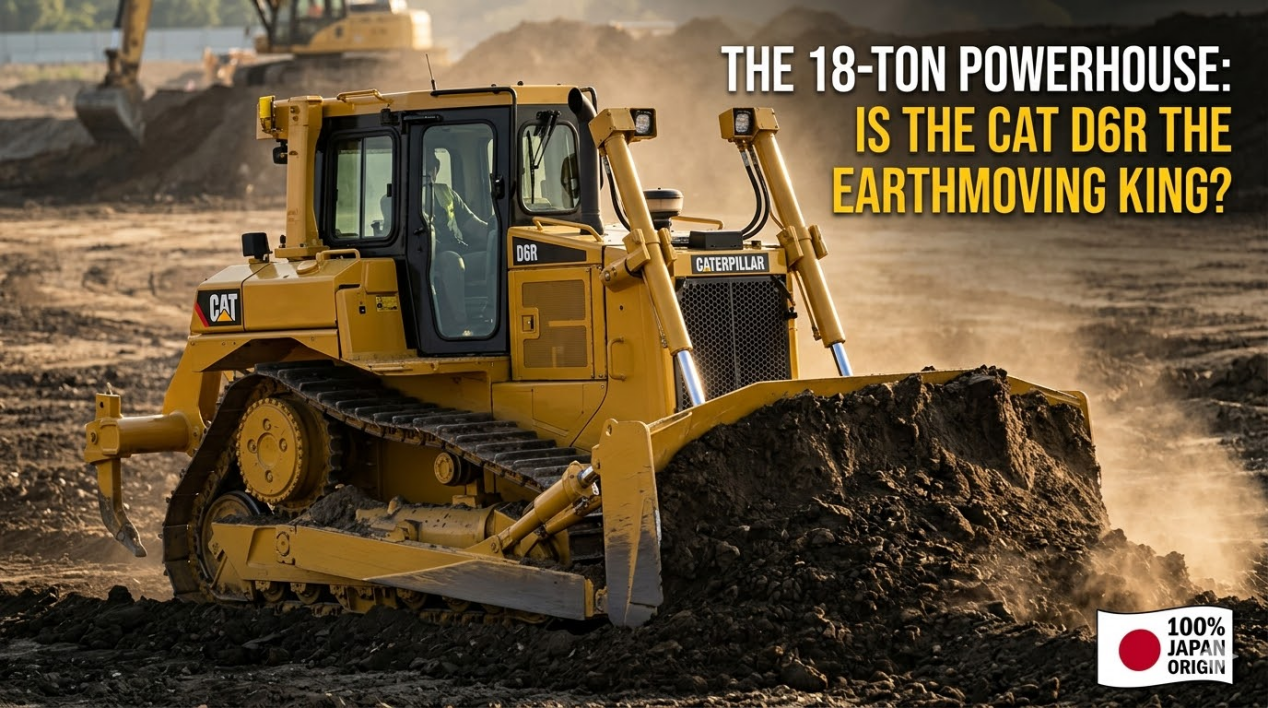 Is the 180kW Used CAT D6R the Best 18-Ton Bulldozer for Heavy Earthmoving?