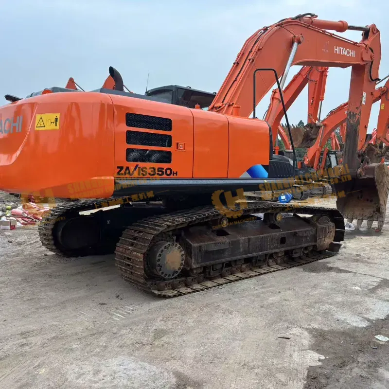 Second hand 90% new Original Large Hitachi ZX350H 35t Crawler Excavator Engineering machinery digger Supplier