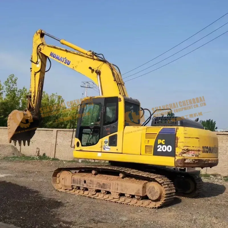 Powerful Second hand 90% new Original Medium Komatsu PC200-8 20t Crawler Excavator Engineering machinery Construction machines digger Supplier