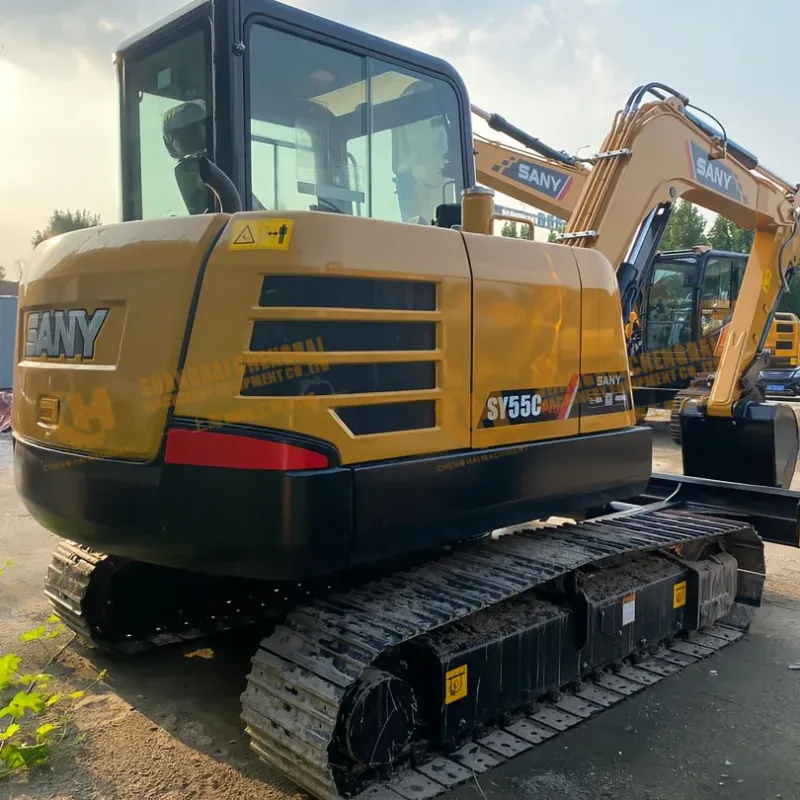 New arrival Second hand 90% new Original Mini SANY SY55C Pro 5.5t Crawler Excavator Engineering machinery digger Supplier