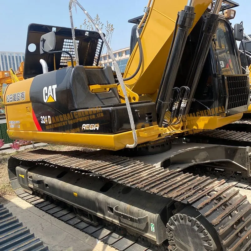 Second hand 85% new Original Large CAT 324D 24t Crawler Excavator Construction equipment digger Supplier