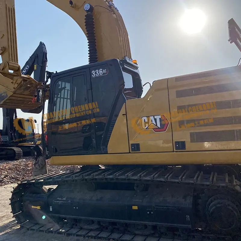 Second hand 90% new Original Large CAT 336GC 36t Crawler Excavator Construction equipment digger Supplier