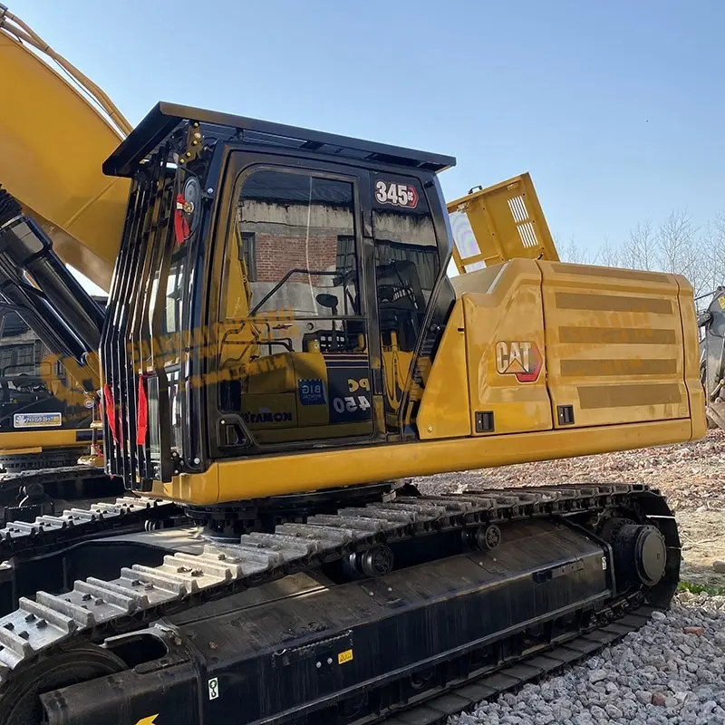 Second hand 90% new Original Large CAT 345GC 45t Crawler Excavator Construction equipment digger Supplier