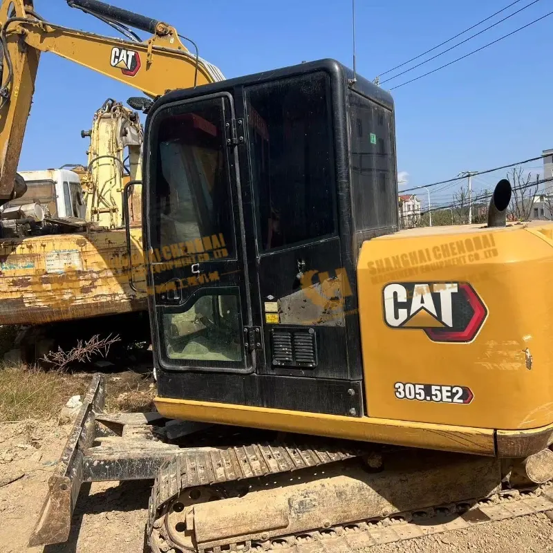 Second hand 90% new Original Mini CAT 305.5 5.5t Crawler Excavator Engineering machinery digger Supplier