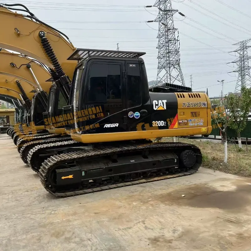 Second hand Original Large CAT 320D 20t Crawler Excavator Construction machines Supplier