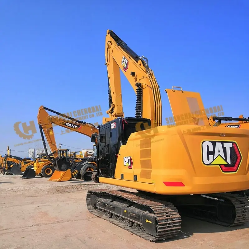 Second hand Original Large CAT 323GC 20t Crawler Excavator Construction machines digger Supplier
