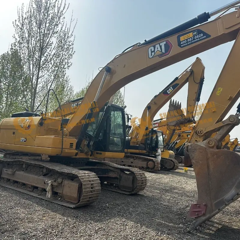 Second hand Original Large CAT 323GX 23t Crawler Excavator Engineering Machinery Supplier