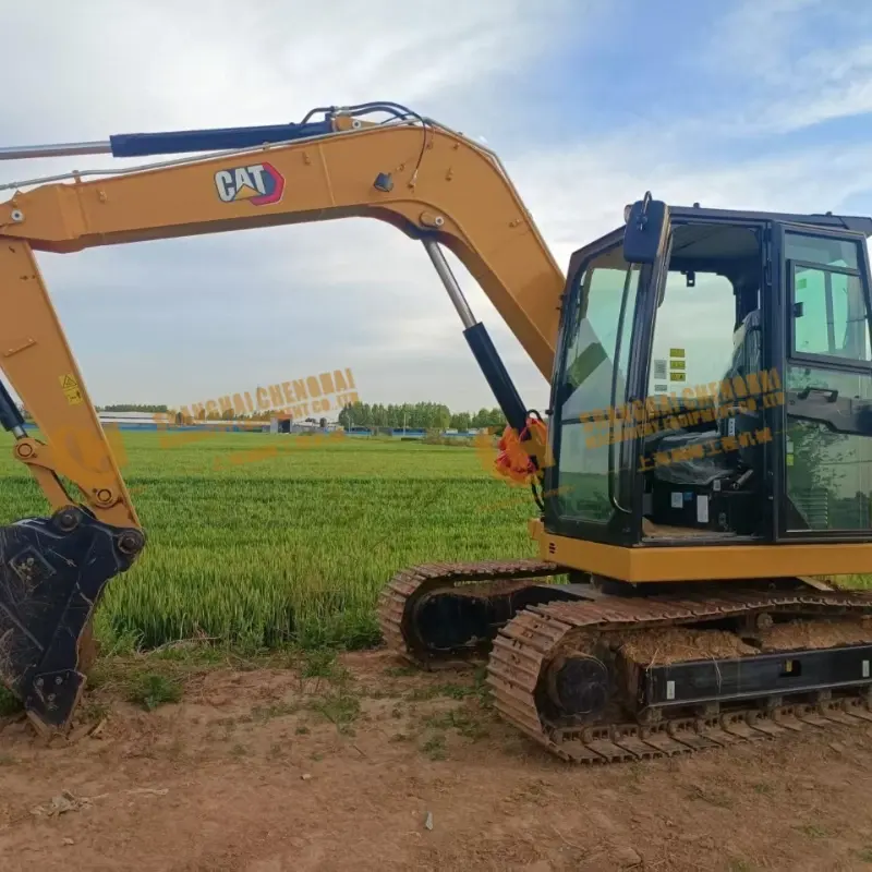 Second hand Original Mini CAT 307 7t Crawler Excavator Construction machines Supplier