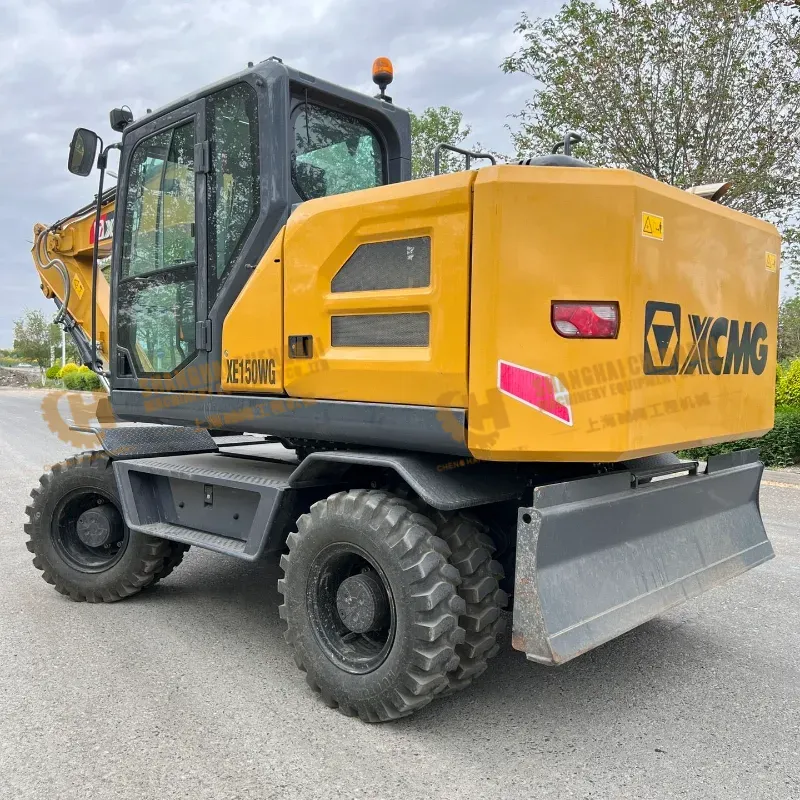 High cost performance Second hand 90% new Original Mini XCMG XE150WG 15t Wheel Excavator Engineering machinery digger Supplier
