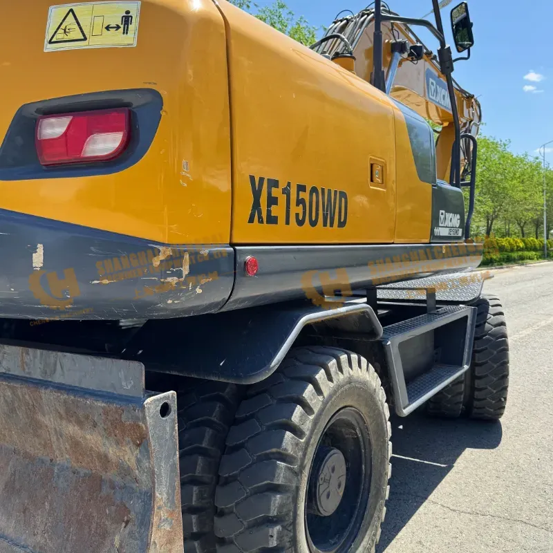 New arrival Second hand 90% new Original Mini XCMG XE150WD 15t Wheel Excavator Engineering machinery digger Supplier