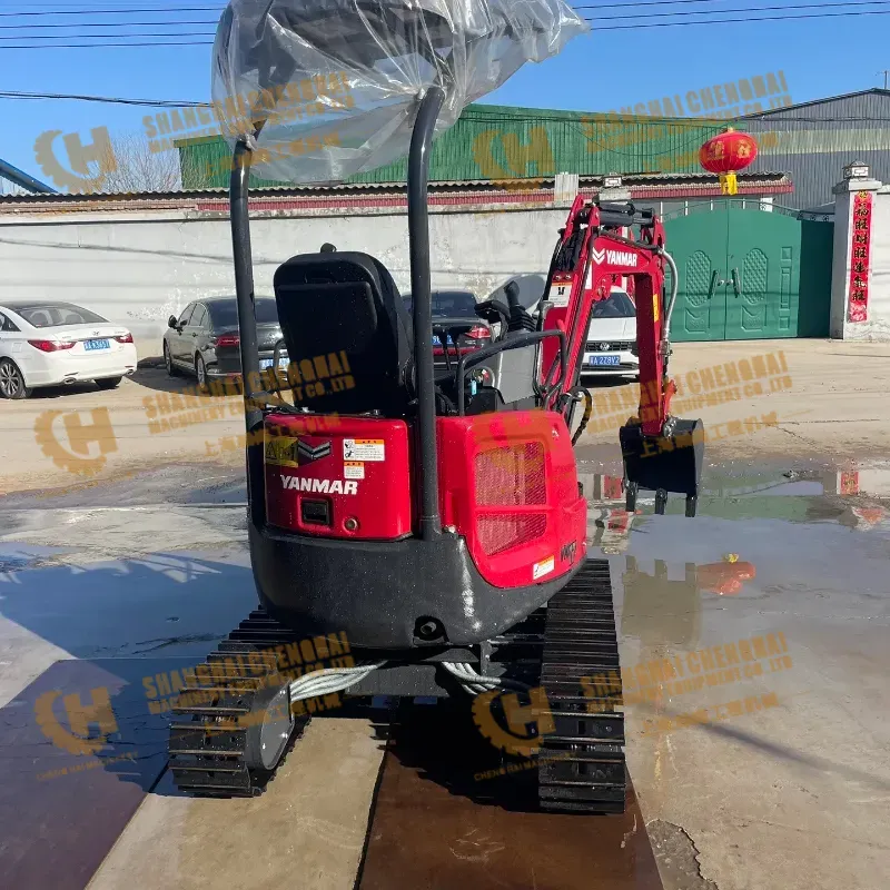 ماشین آلات ساختمانی بیل مکانیکی زنجیری دست دوم مینی YANMAR ViO17 1.7t با عملکرد خوب