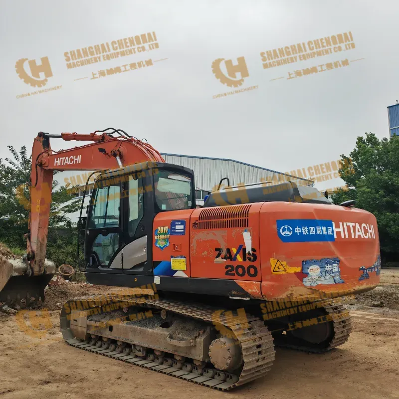 Secondhand Original Medium HITACHI ZX200 20t Crawler Excavator Engineering machinery