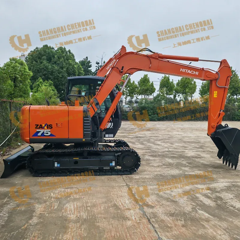 Brand New Original Small HITACHI ZX75 7.5t Crawler Excavator Engineering machinery