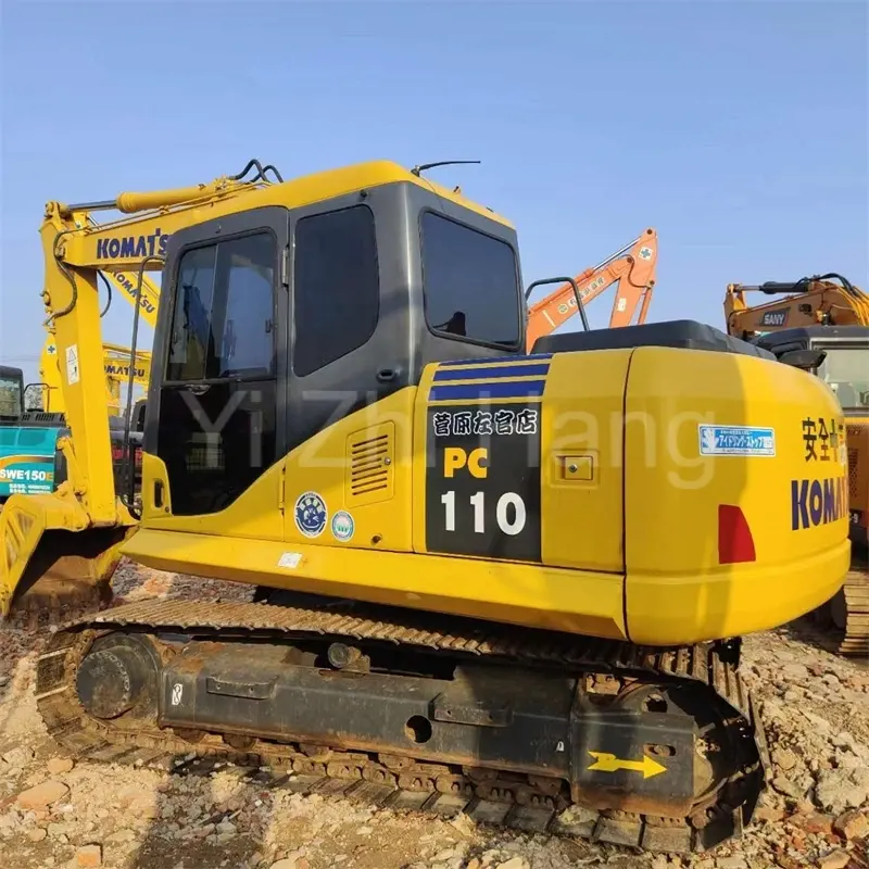 2021 Высокое качество подержанного экскаватора Komatsu PC110 Мини-экскаватор 11 тонн - 1