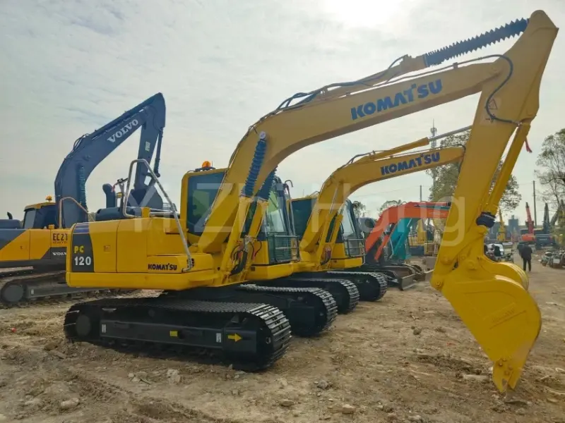 21 Ton Used Medium Excavator Komatsu PC120-8 Good Condition Excavator 2020