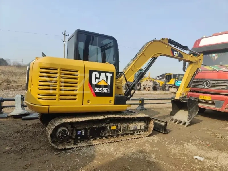 Caterpillar Mini pelle d'occasion de 5 tonnes Cat 305.5E2 Pelle d ...