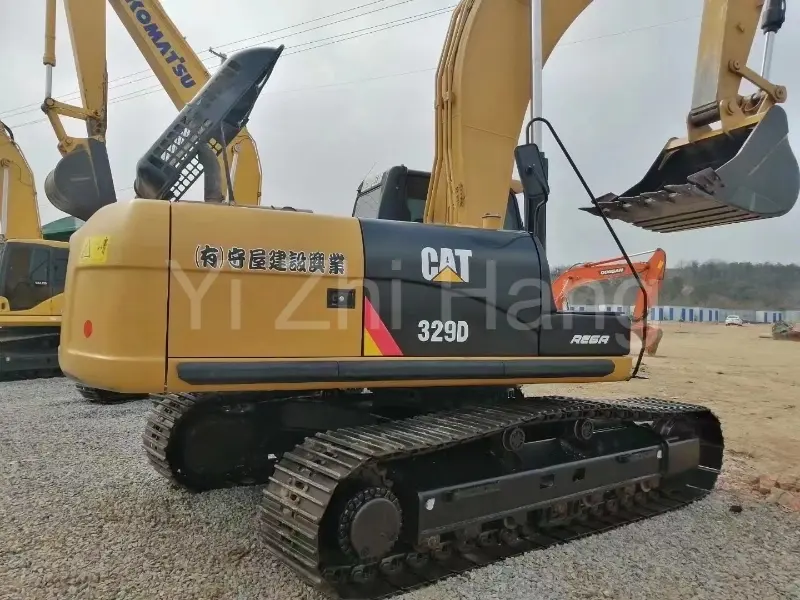 Caterpillar 2021 Подержанный тяжелый экскаватор Cat 329D Подержанный экскаватор 29 тонн