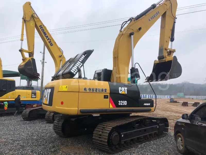 Escavadeira pesada Caterpillar 2021 usada Cat 329D Escavadeira usada de 29 toneladas