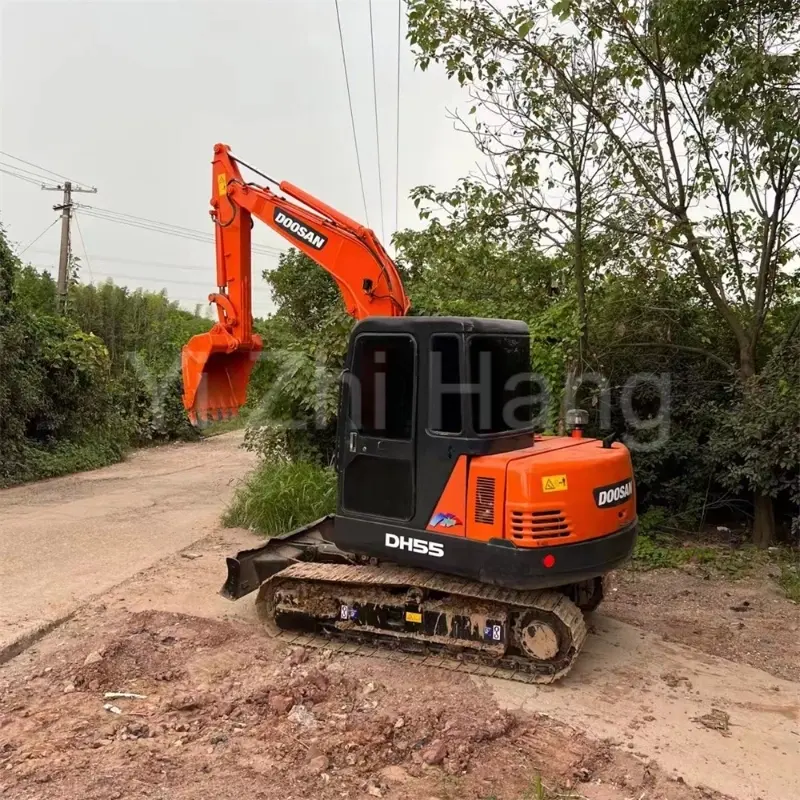 Doosan DH55 Used Excavators Crawler Excavator Doosan 5ton 6ton Second-hand Excavator