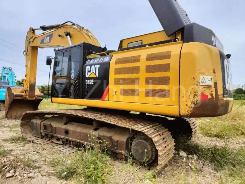 Escavadeira média usada Caterpillar 349 em boas condições 2021 Escavadeira usada Cat 20 toneladas