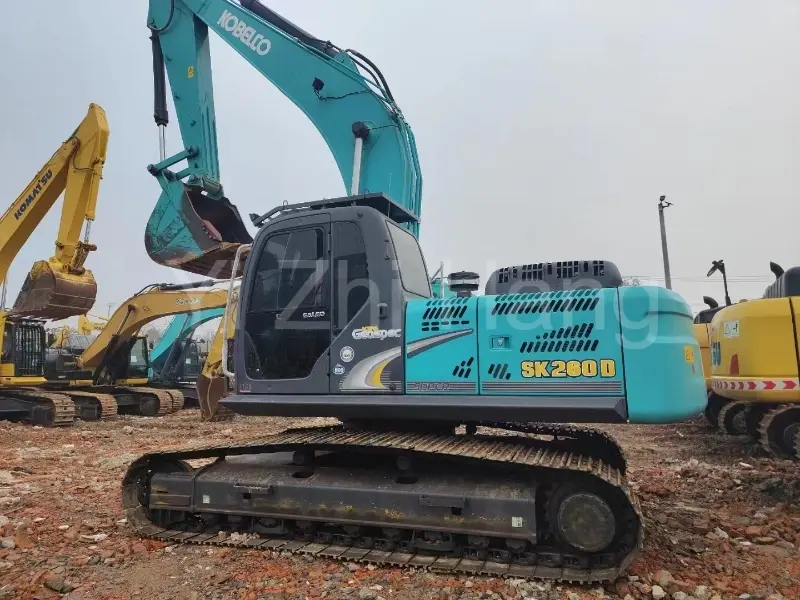 Heavy Hydraulic Crawler Excavator Kobelco SK260 Used Excavator 2021 26 Ton -5