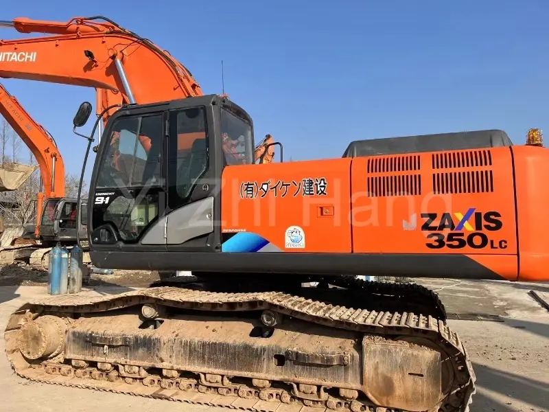 La segunda mano 35 toneladas grandes Hitachi ZX350 utilizó el equipo de construcción del excavador