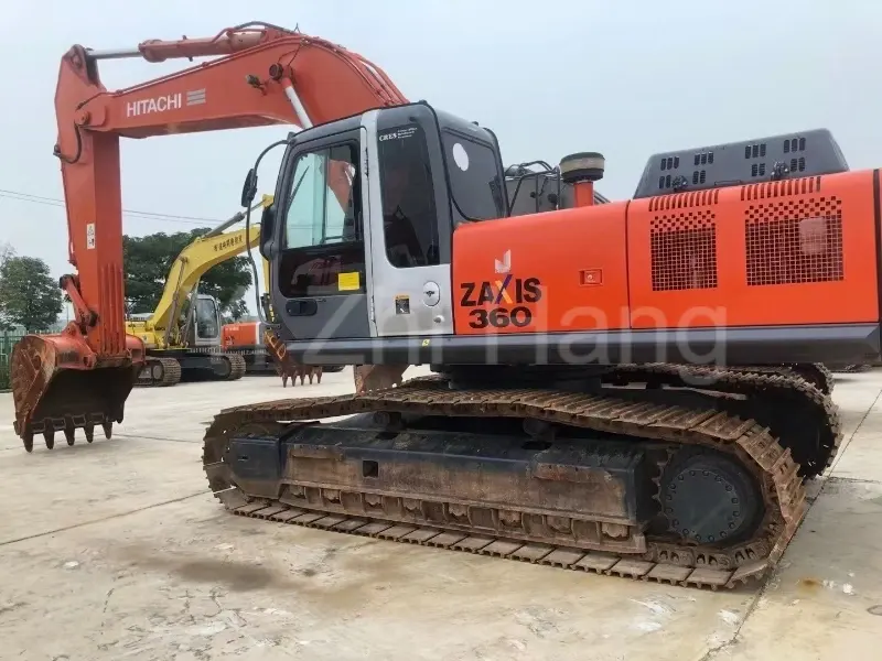 الحفارة المستعملة Hitachi ZX360 الحفارة الهيدروليكية الثقيلة 36 طن الشركة المصنعة للحفارات الكبيرة