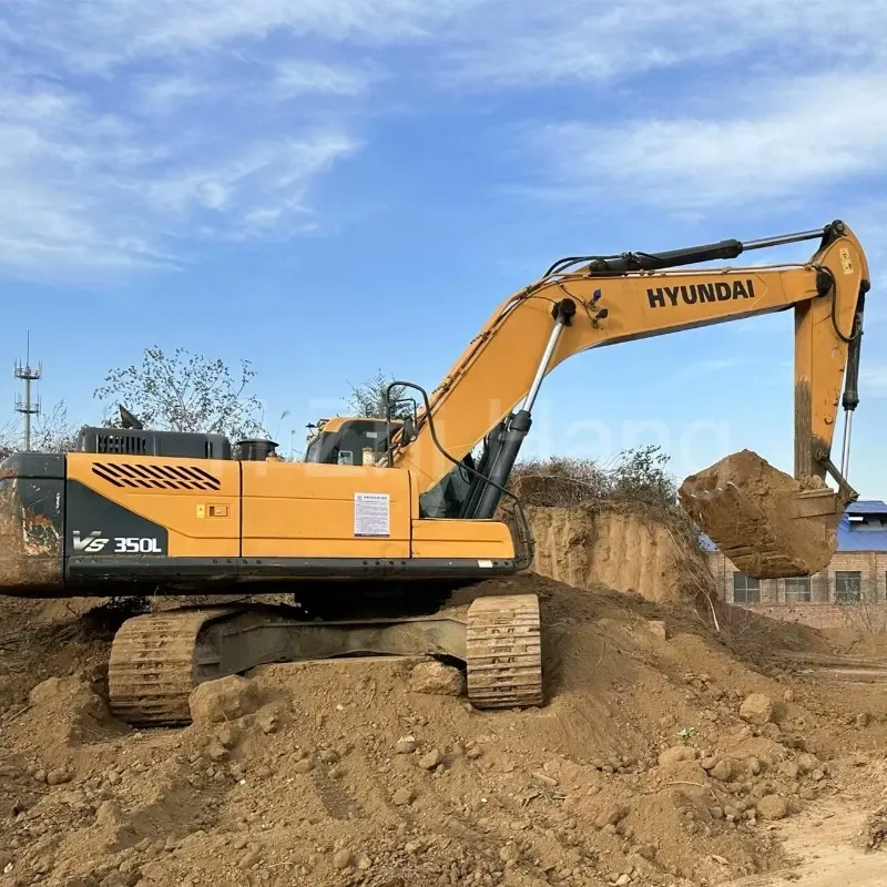 Excavadora usada confiable Hyundai 350