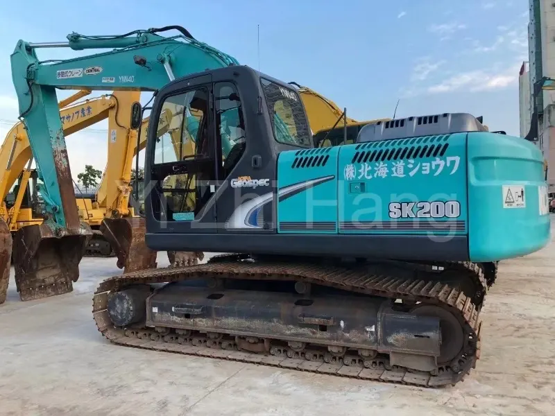 Excavadora pesada usada Kobelco SK200 Excavadora usada 2021 35 toneladas - 4