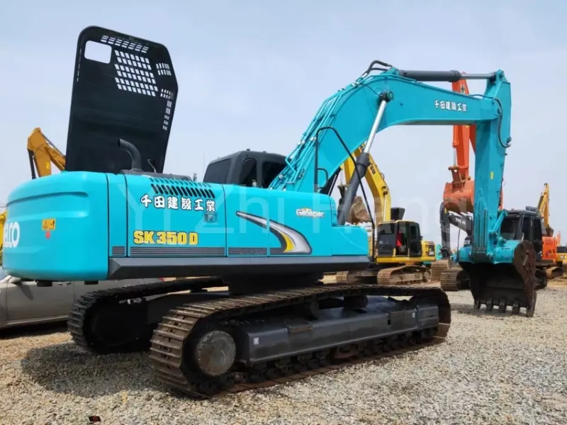 Used Heavy Excavator Kobelco SK350 Used Excavator 2021 35 Ton -2