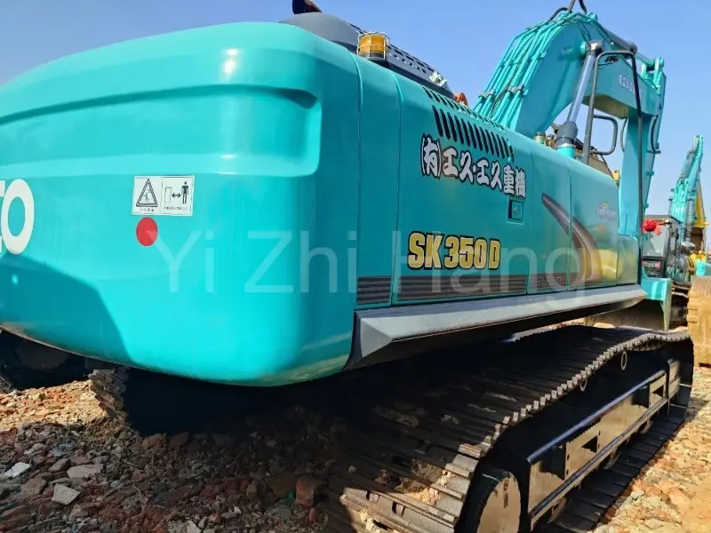 Used Heavy Excavator Kobelco SK350 Used Excavator 2021 35 Ton -5