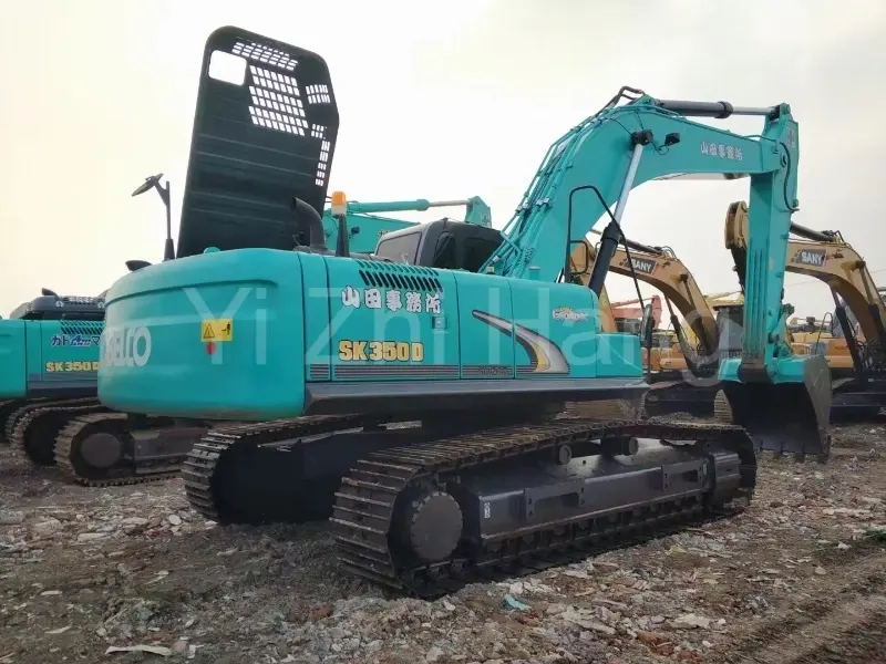 Used Heavy Excavator Kobelco SK350 Used Excavator 2021 35 Ton -5