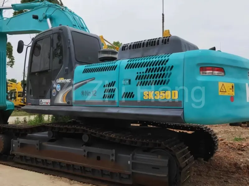 Used Heavy Excavator Kobelco SK350 Used Excavator 2021 35 Ton -8