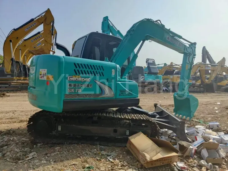 Used Heavy Excavator Kobelco SK75 Used Excavator 2021 35 Ton