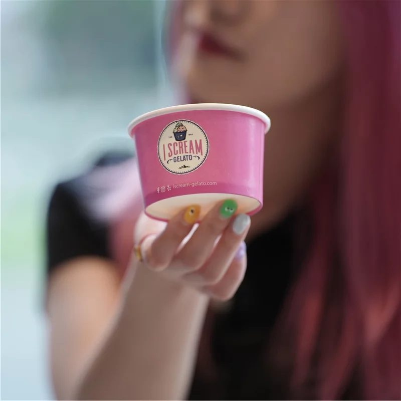 disposable ice cream cups