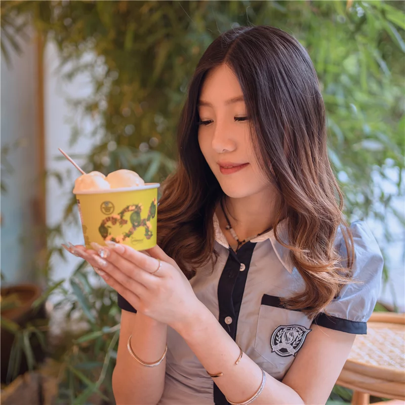 biodegradeable ice cream cups paper