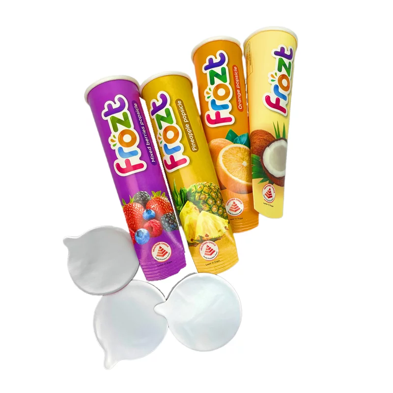 calippo tube ice cream paper tube with paper lid