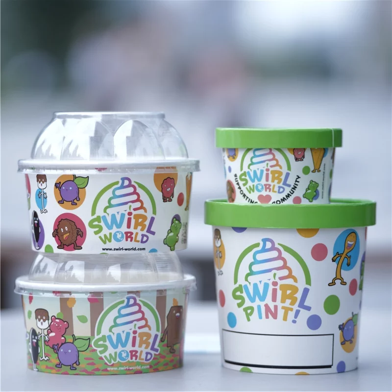 custom ice cream cups