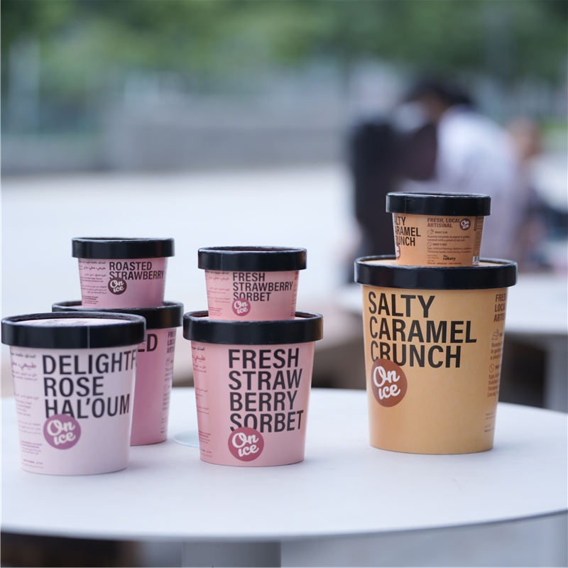 tapa de vaso de papel para helado