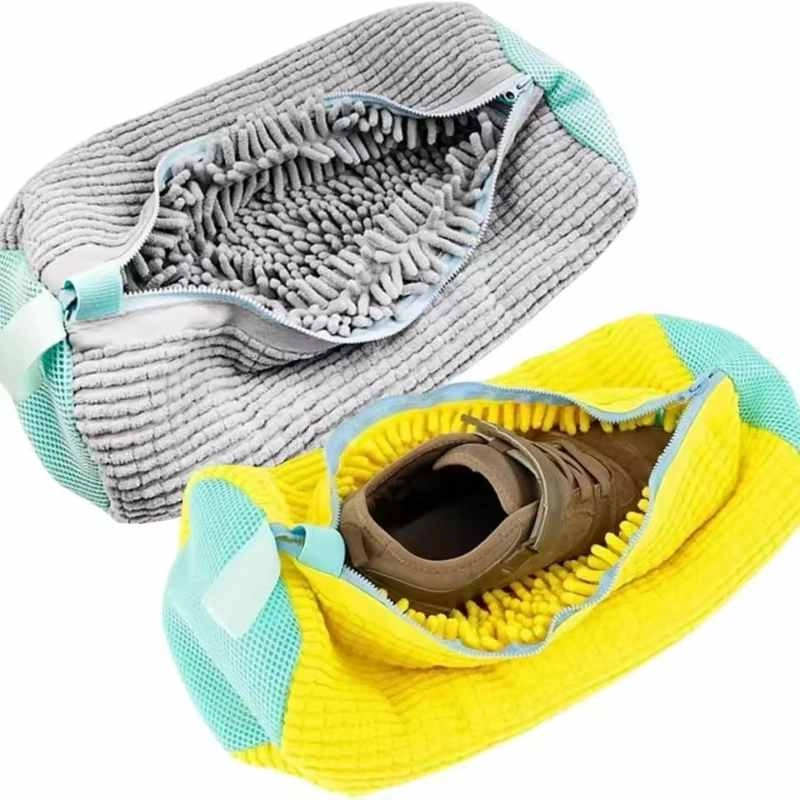 Chenille Shoe Wash Laundry Cleaning Bag