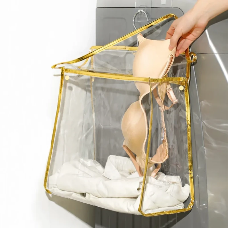 Hanging Storage Bags for Living Room Portable Foldable Wardrobe Organizer for Towel