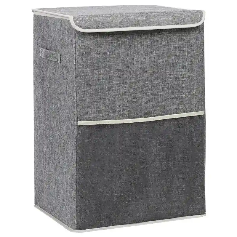 New Arrival Large Waterproof Foldable Linen Fabric Laundry Basket Organizer