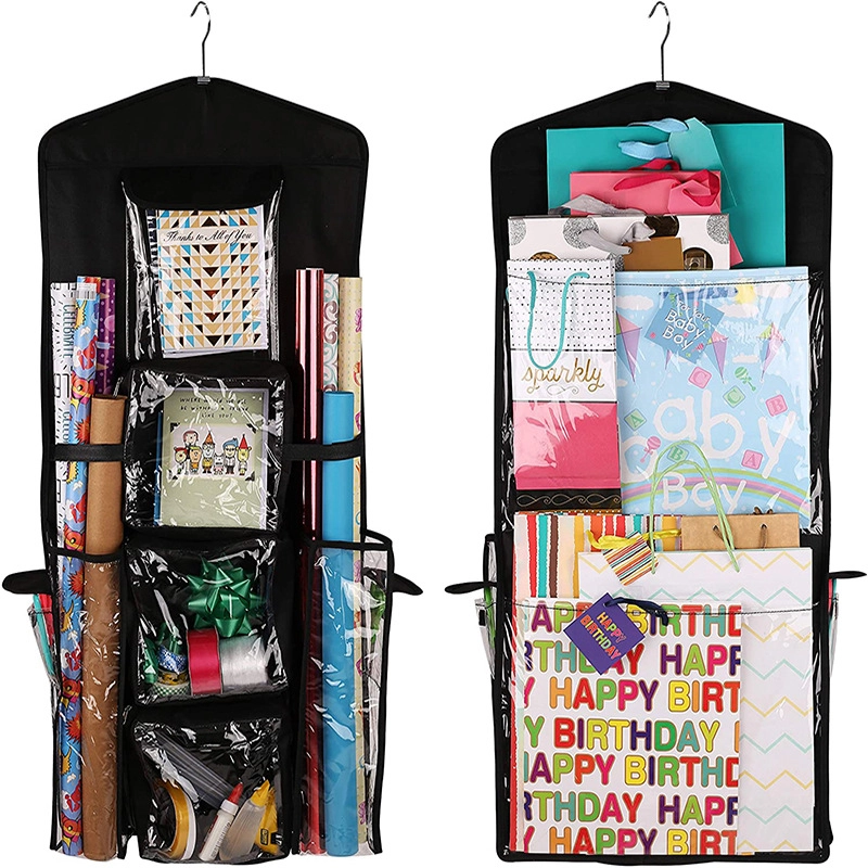Non-Woven Hanging Storage Bags for Gift Wrapping and Sorting Small Objects Sundries Hanging Bags
